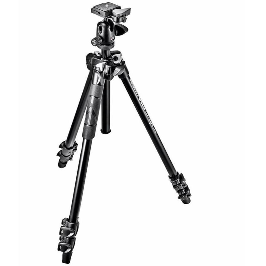 MANFROTTO 290 Xtra 3-Segment Alu Stativ QPL mit  Kugelkopf und Tragetasche