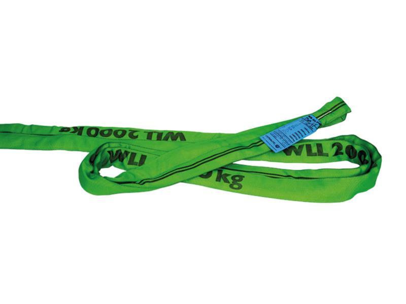 Ultralite Rundschlinge 2000kg, Umfang: 4m, GRÜN nach DIN EN 1492-2 (DIN 61360), Nutzlänge: 2.0m