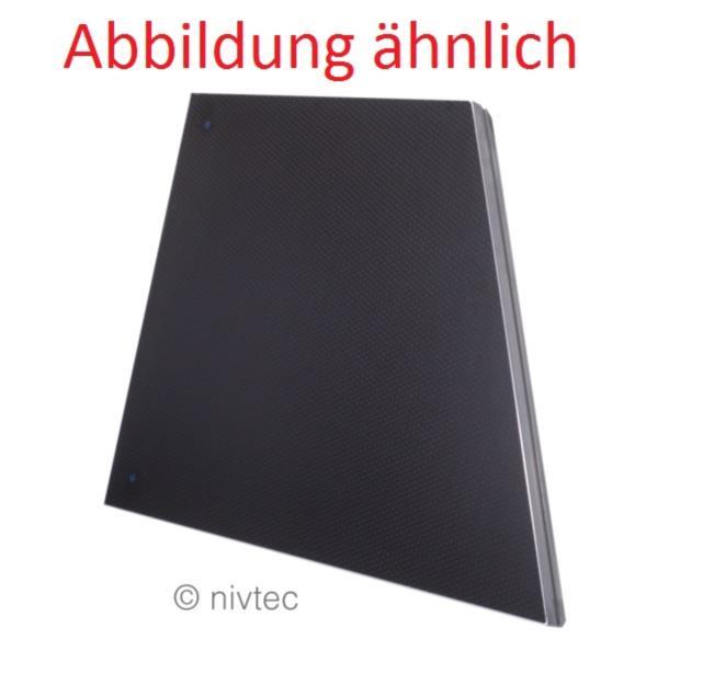 Nivtec Systempodest Trapez 173.9cm x 147.8cm x 7.5° x 100cm 750Kg/qm, Alu-Rahmen, Nut- und Federprofil, Multiplex