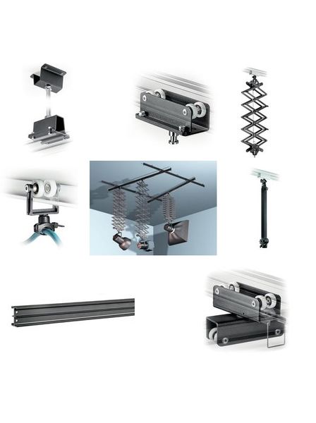 Deckenschienensysteme & Pantographen