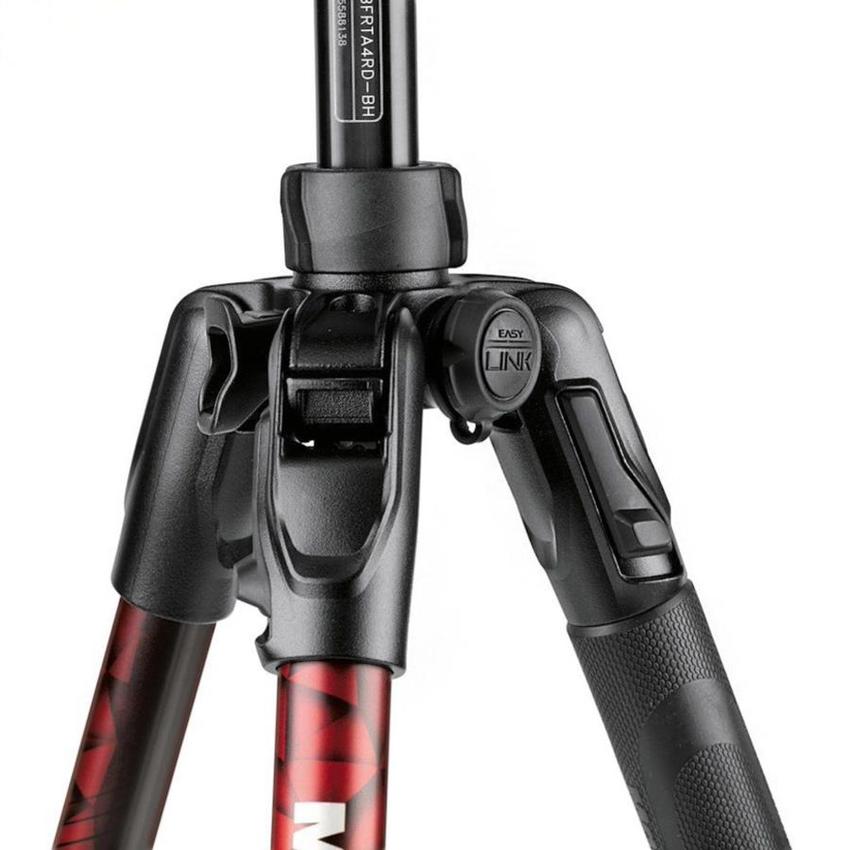 MANFROTTO Befree Advanced Alu Reisestativ Kit Twist rot