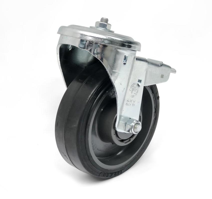 MANFROTTO WHEEL SET 160MM W/BRAKES (3 wheels per set) M10 THREAD ATTACHMENT