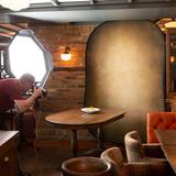 Manfrotto Vintage Hintergrund faltbar (1,5 x 2,1m) Tobacco/Olive