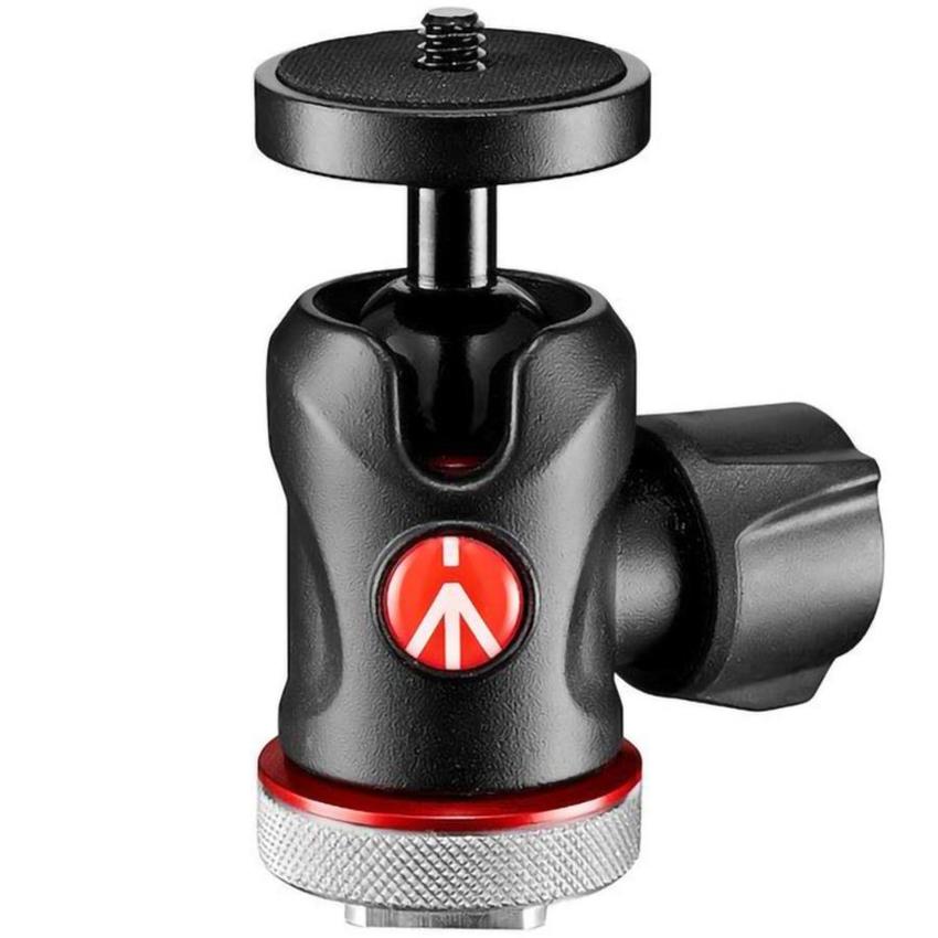 MANFROTTO 492 Kugelkopf Micro mit Blitzschuh für Kameras bis 4kg