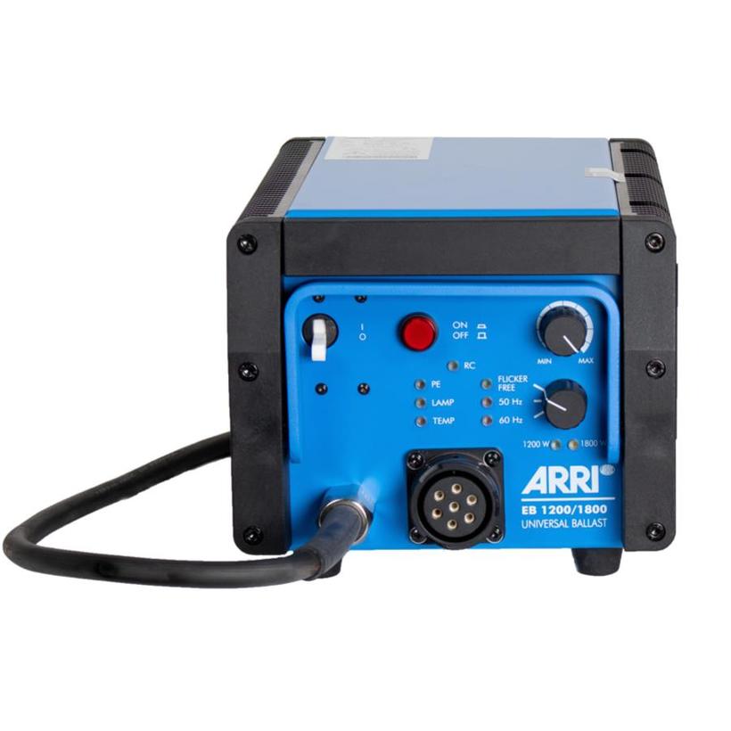 ARRI EB 1200/1800, 90-125V/180-250V, AC (50/60Hz), Lampenstecker International (VEAM), Aktiver Netz Filter ALF,