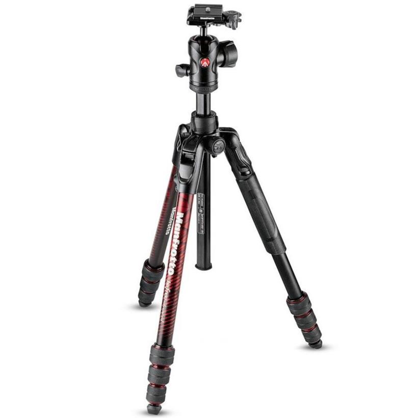 MANFROTTO Befree Advanced Alu Reisestativ Kit Twist rot