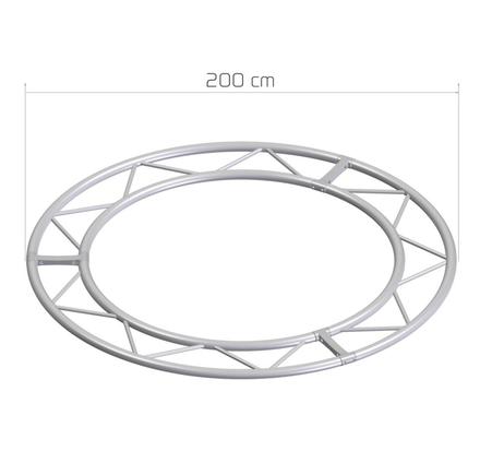 Litec FX30SC200A4P  Horizontal ST 29 cm. flat - circle ext. diam. cm. 200, 4 sect.