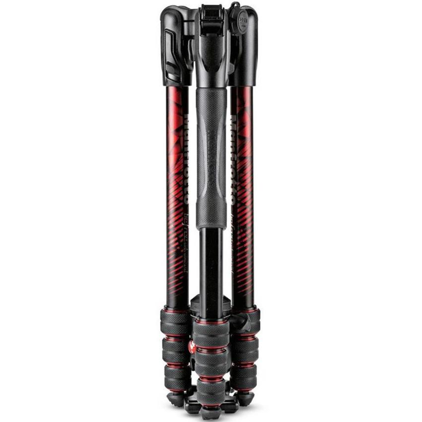 MANFROTTO Befree Advanced Alu Reisestativ Kit Twist rot