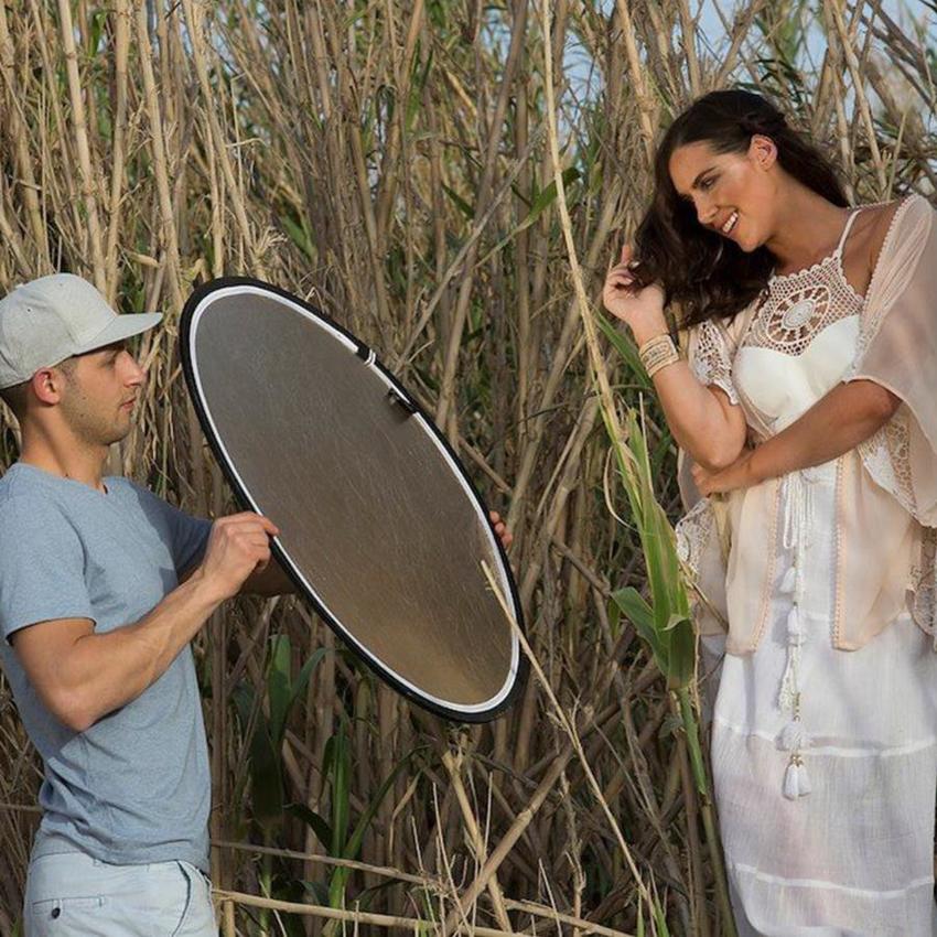 Lastolite Rundreflektor Silber/Weiß 95cm 