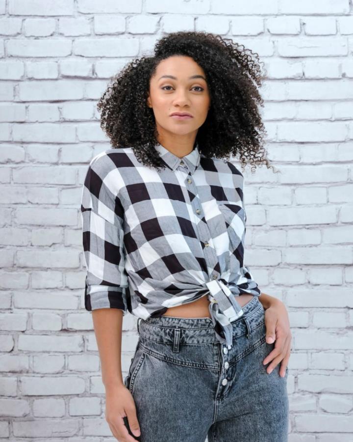 Manfrotto Textilhintergrund Urban (1,5m x 2,1m) Painted White/Industrial Grey Brick