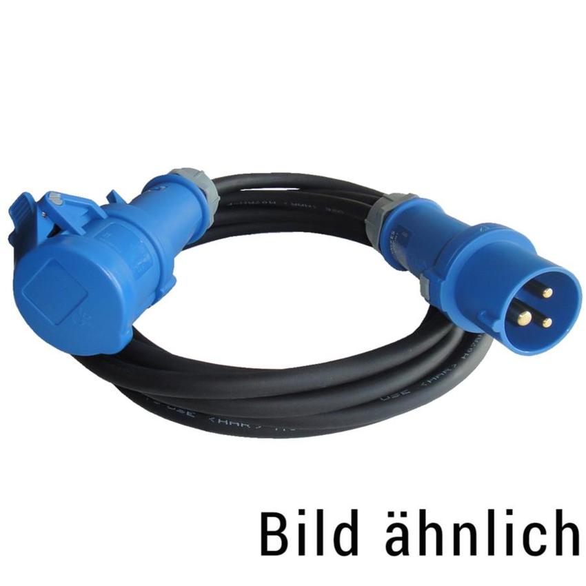 Ultralite CEE Kabel 16A, 3pol, 3x2.5mm², 03m H07RN-F 3 G 2.5 / Stecker & Buchse: 16A 3pol blau