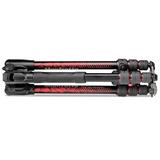 MANFROTTO Befree Advanced Alu Reisestativ Kit Twist rot