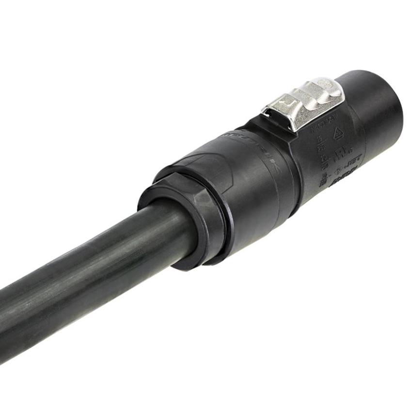 Neutrik 3pol Kabelstecker mit Verriegelung, power-out, 230V, 16A, max. 2.5mm², Schraubanschl., Serie: PowerCon TRUE1