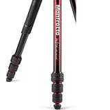 MANFROTTO Befree Advanced Alu Reisestativ Kit Twist rot