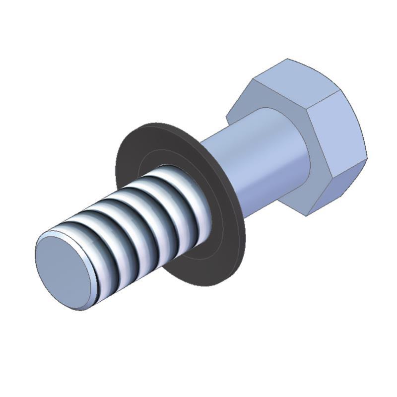 Litec KHLB M20 screw bolt + conical spring washer