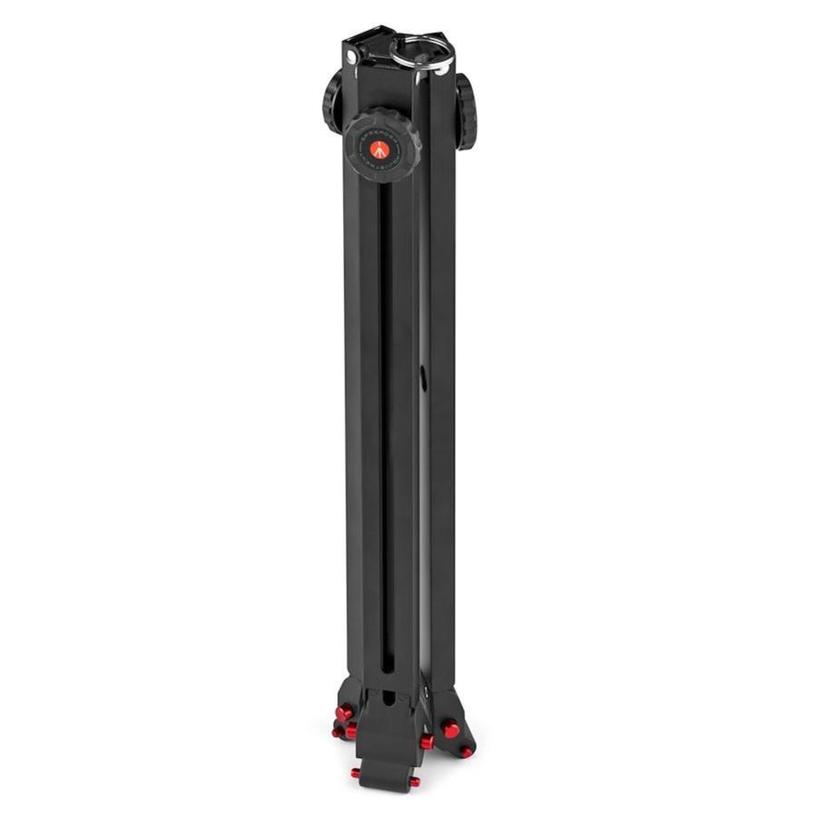 MANFROTTO Videokopf Nitrotech 608 mit Stativ 645 Fast Twin Carbon und Tasche
