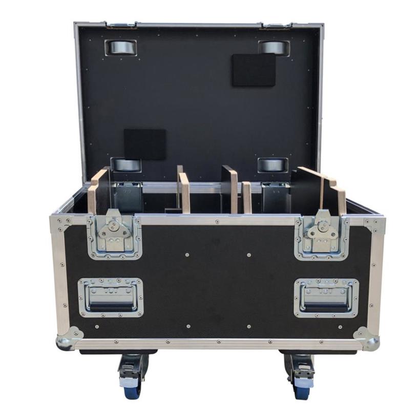 Case für 2x 250kg Chainmaster Rigging Lift  D8+ ULTRA, Stapelbar, Deckel mit Radmulde, 2x Butterfly & 8x Klappgriff