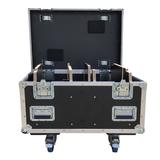 Case für 2x 250kg Chainmaster Rigging Lift  D8+ ULTRA, Stapelbar, Deckel mit Radmulde, 2x Butterfly & 8x Klappgriff