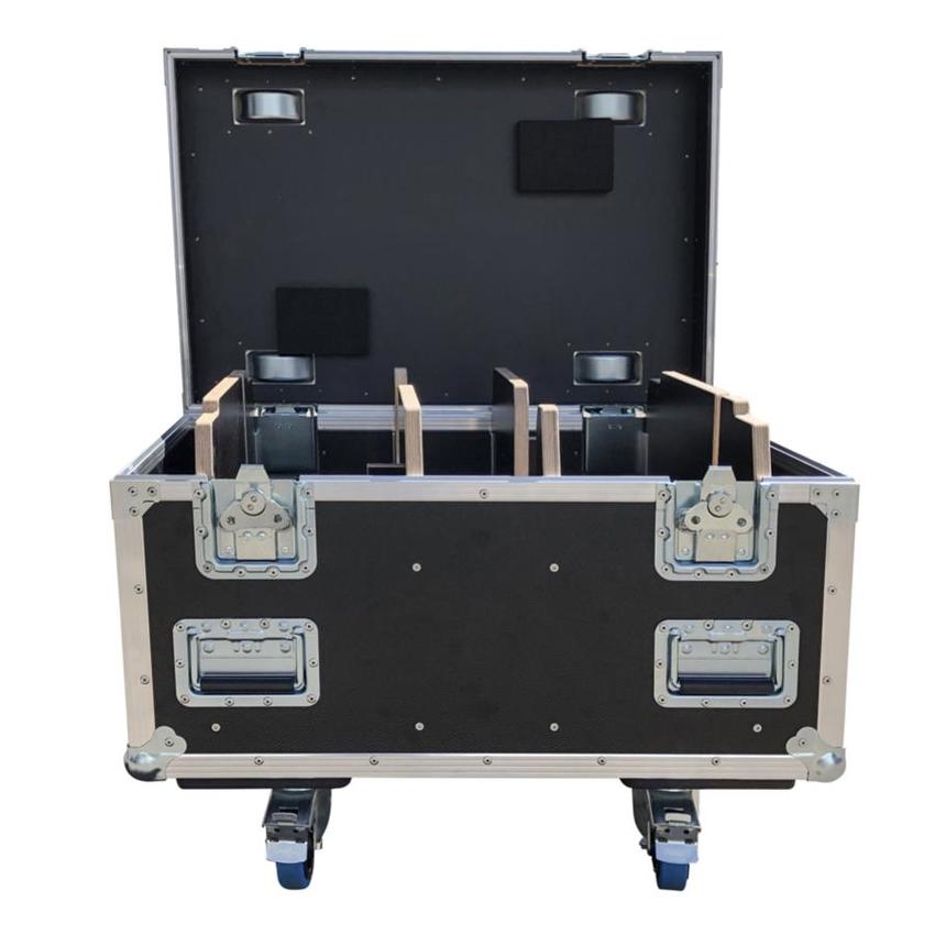 Case für 2x 250kg Chainmaster Rigging Lift  D8+ ULTRA, Stapelbar, Deckel mit Radmulde, 2x Butterfly & 8x Klappgriff