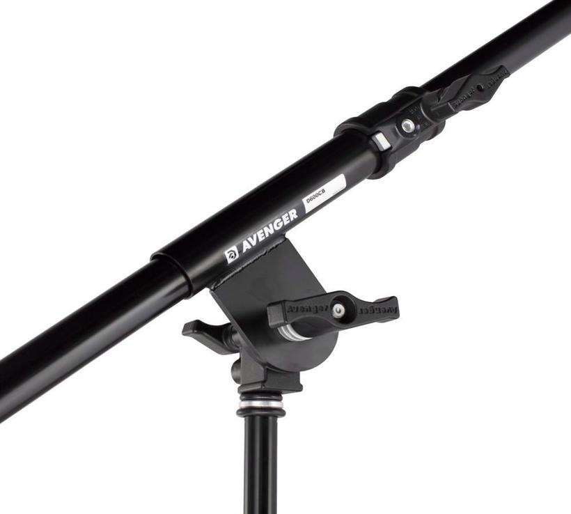MANFROTTO TELESCOPIC MINI BOOM ARM W. BABY PIN BLACK VERSION Mini Ausleger mit Schiebevorrichtung, schwarz