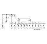 Merz Steckdosenverteiler Event TYP: SVE4 125/222-6/1,5M Steckdosenvert. Kunstst.87kVA IP44, stappelbar, Tragegriffe