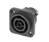 Neutrik 3pol Geräteeinbausteckdose, Power-Out, Schraub- anschlüsse, 230V, 16A, max.2.5mm², Serie: PowerCon TRUE1 TOP