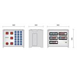 Merz Steckdosenverteiler Event TYP: SVE5-3 32/3-18/G/E Steckdosenvert. Kunstst.22kVA IP44, stappelbar, Tragegriffe