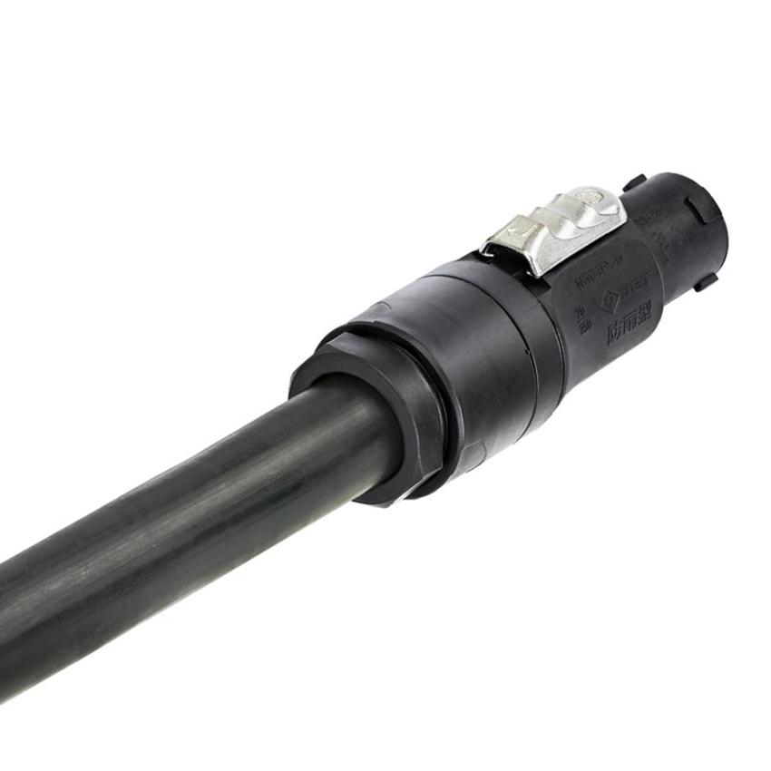 Neutrik 3pol Kabelbuchse mit Verriegelung, power-in, 230V, 16A, max. 2.5mm², Schraubanschl., Serie: PowerCon TRUE1