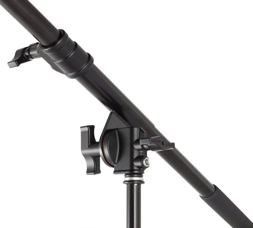 MANFROTTO TELESCOPIC MINI BOOM ARM W. BABY PIN BLACK VERSION Mini Ausleger mit Schiebevorrichtung, schwarz