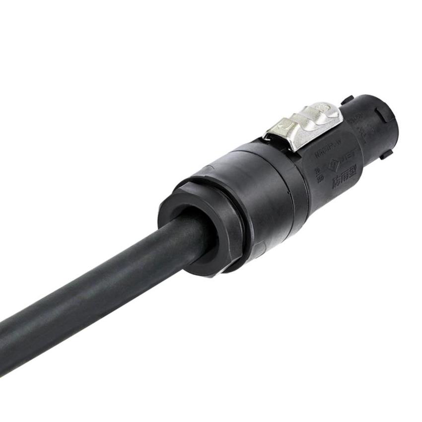 Neutrik 3pol Kabelbuchse mit Verriegelung, power-in, 230V, 16A, max. 2.5mm², Schraubanschl., Serie: PowerCon TRUE1