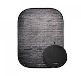 Manfrotto Textilhintergrund Urban (1,5m x 2,1m) Painted White/Industrial Grey Brick