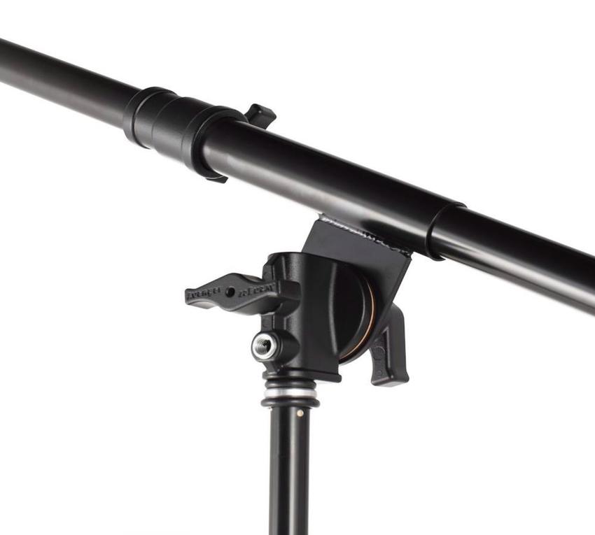 MANFROTTO TELESCOPIC MINI BOOM ARM W. BABY PIN BLACK VERSION Mini Ausleger mit Schiebevorrichtung, schwarz