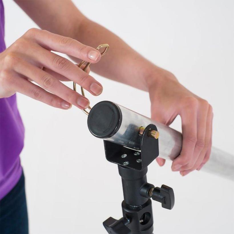 Manfrotto Hintergrundhalterung 4m (Heavy Duty) (ohne Hintergrund / Stoff)