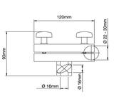 MANFROTTO PANEL CLAMP --> Klemmbereich: 22-30mm