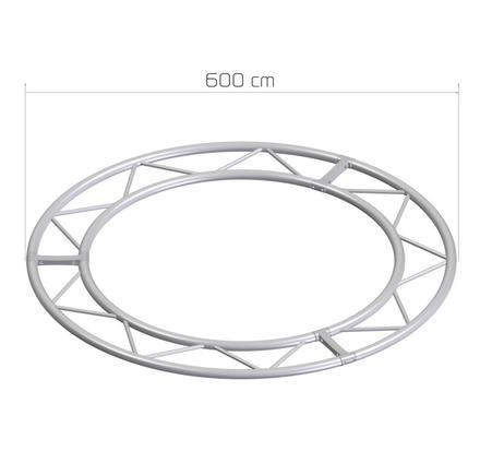 Litec FX30SC600A8P Horizontal ST 29 cm. flat - circle ext. diam. cm. 600, 8 sect.
