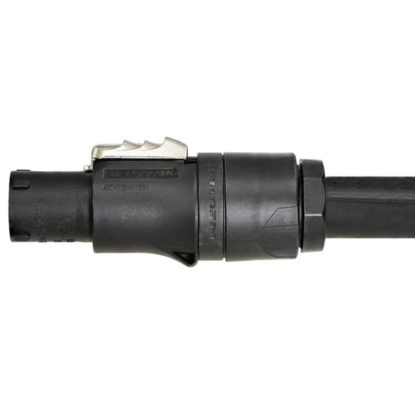 Neutrik 3pol Kabelbuchse mit Verriegelung, power-in, 230V, 16A, max. 2.5mm², Schraubanschl., Serie: PowerCon TRUE1