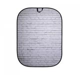 Manfrotto Textilhintergrund Urban (1,5m x 2,1m) Painted White/Industrial Grey Brick