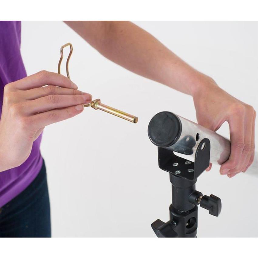 Manfrotto Hintergrundhalterung 4m (Heavy Duty) (ohne Hintergrund / Stoff)