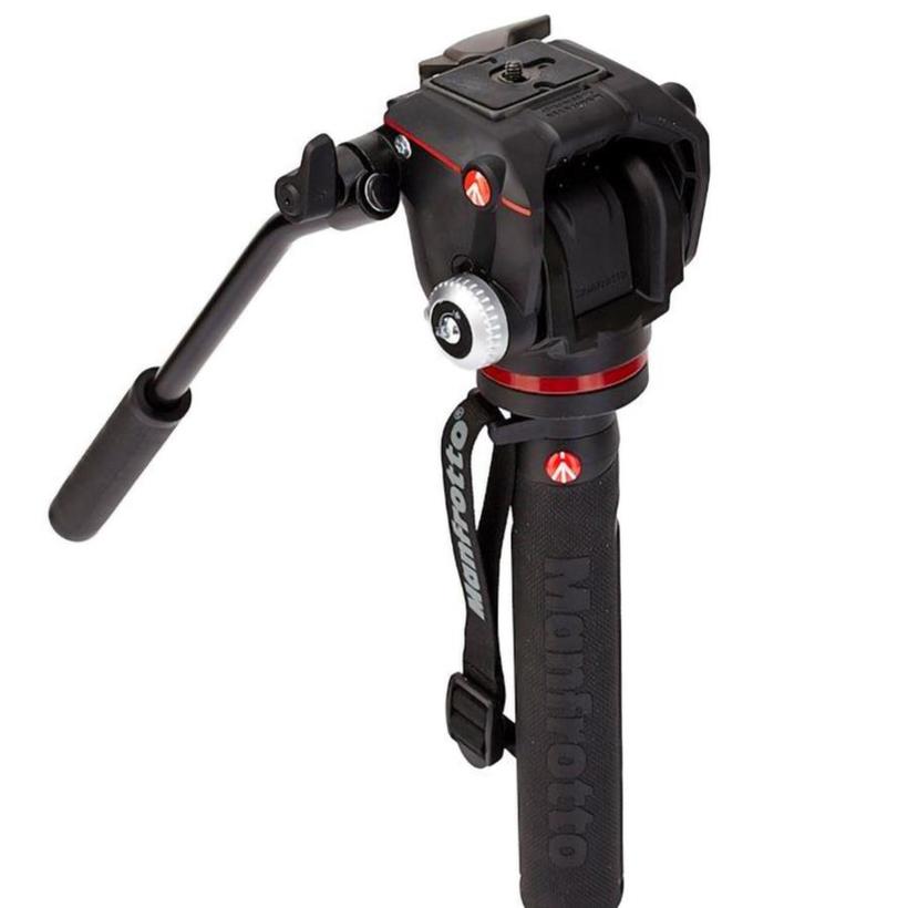 MANFROTTO XPRO Alu Video-Einbeinstativ mit 2-Wege-Neiger 4 Segmente