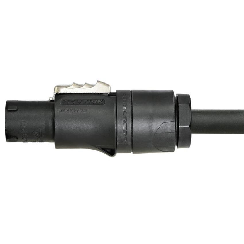 Neutrik 3pol Kabelbuchse mit Verriegelung, power-in, 230V, 16A, max. 2.5mm², Schraubanschl., Serie: PowerCon TRUE1