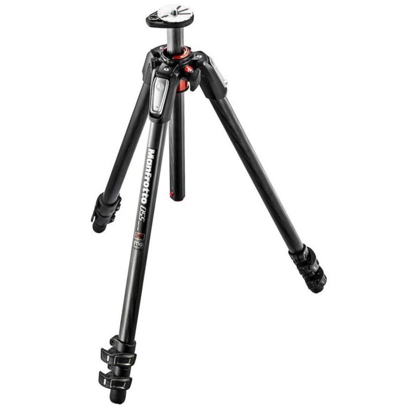 MANFROTTO 055 Carbon Stativ (3 Segmente) max. Höhe: 170cm, max. Belastung: 9kg