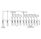Merz Endverteilerschrank  TYP: EV 32/21-6/G/X Endverteilerschrank 22kVA, IP44, mit  Untergestell