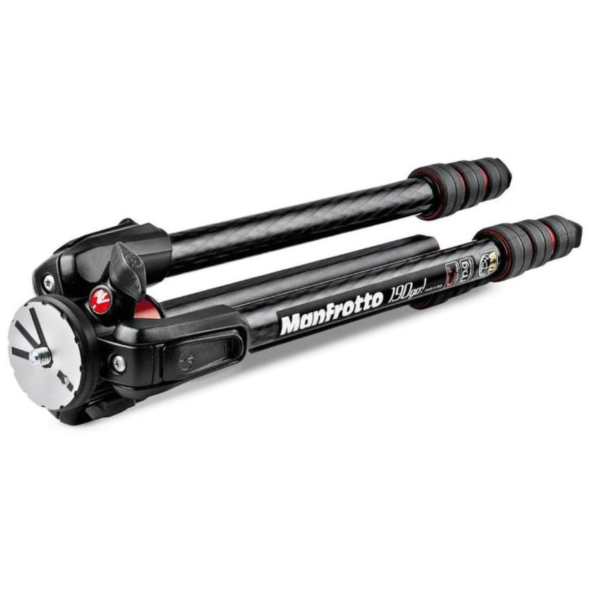 MANFROTTO 190go! Carbon Stativ Twist, 4 Segmente 