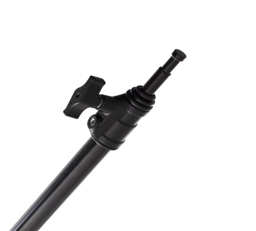 MANFROTTO TELESCOPIC MINI BOOM ARM W. BABY PIN BLACK VERSION Mini Ausleger mit Schiebevorrichtung, schwarz