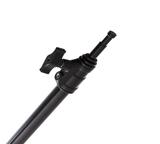 MANFROTTO TELESCOPIC MINI BOOM ARM W. BABY PIN BLACK VERSION Mini Ausleger mit Schiebevorrichtung, schwarz