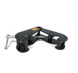 Ultralite Trägerklemme 3000kg, schwarz Safetyfactor 1:4, Spannweite 80-320mm