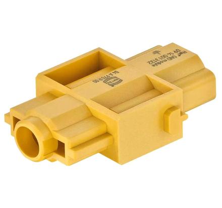 Harting Han® GND Modul, Crimpanschluss / Buchse Farbe: GELB
