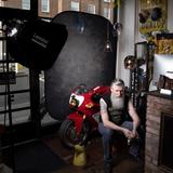 Manfrotto Textilhintergrund Urban (1,5m x 2,1m) Rauch/Beton