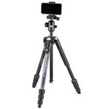 MANFROTTO Element MII Mobile Bluetooth Aluminium Fotostativ mit Kopf und Smartphone-Klemme, schwarz    DISCONTINUED!!!!!