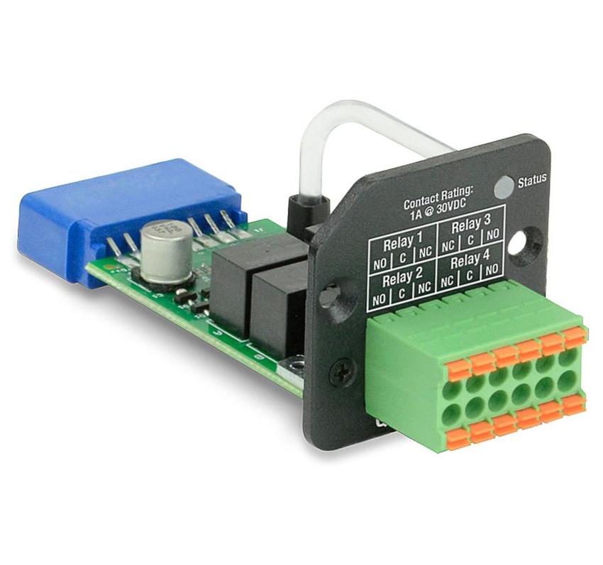Interactive Technologies SM-RELAY 4 Quad Relay Smart Module includes 12-position pluggable terminal block